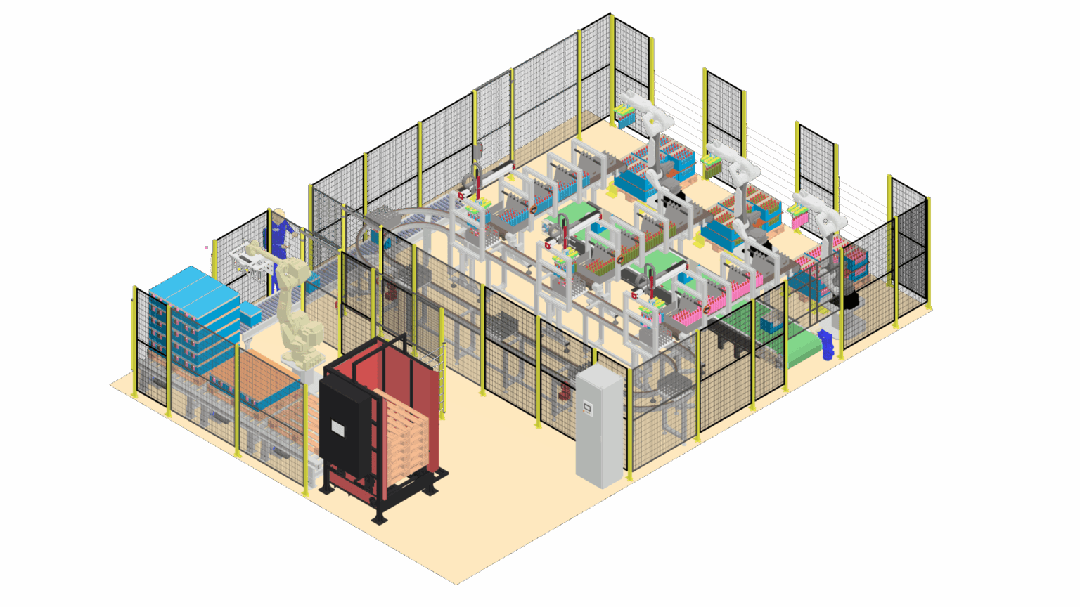 Robotic palletizing and packing JM-TRONIK